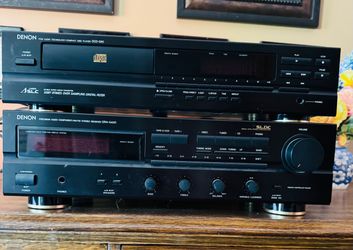 Stereo Receiver and CD player