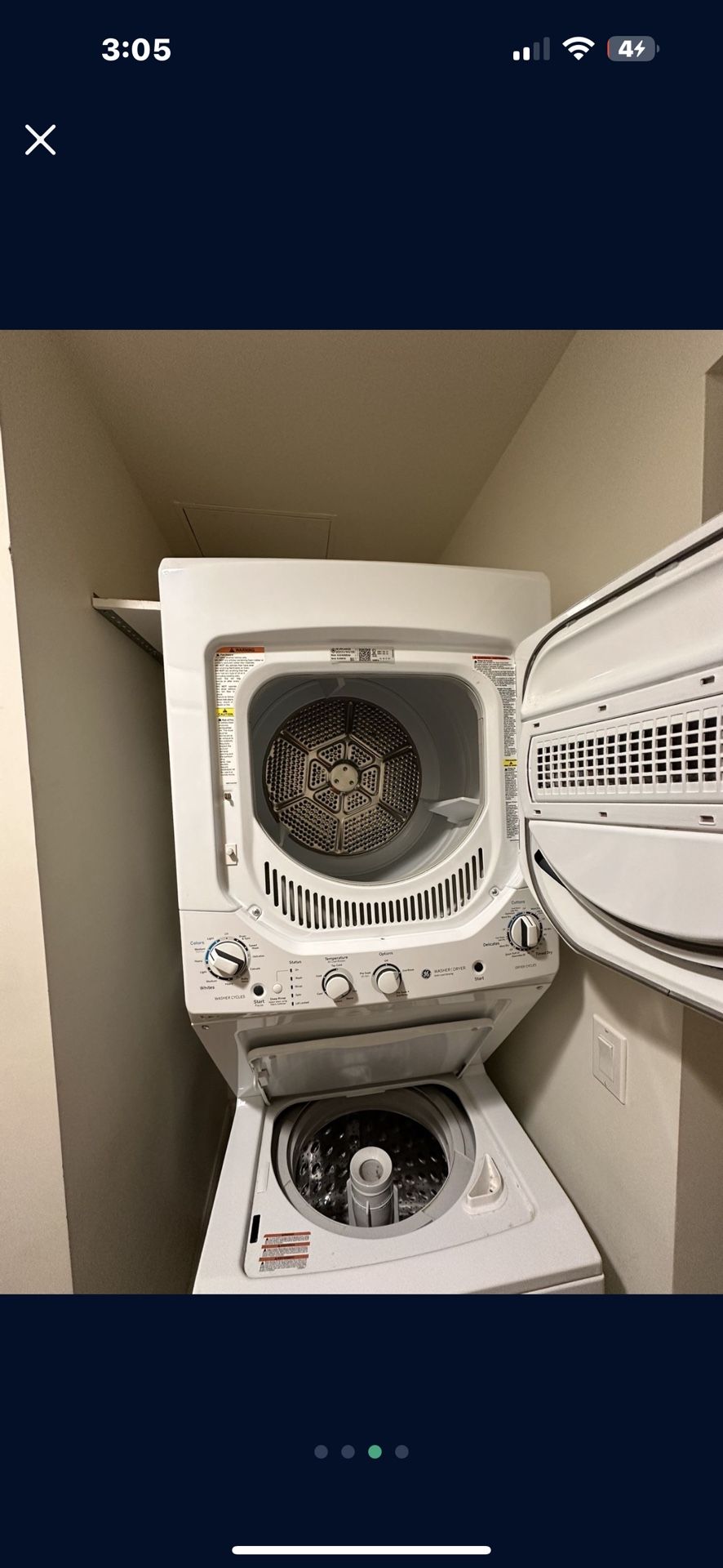 GE Electric Washer Dryer