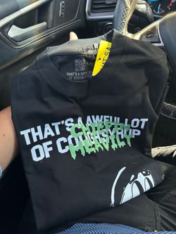 Shirt cough syrup size L and M