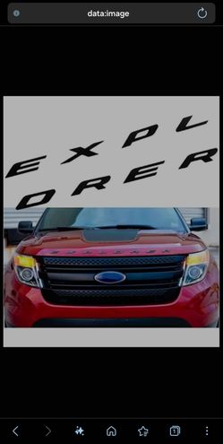 New Ford Explorer 3D hood emblems