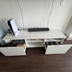 White ikea tv Stand 