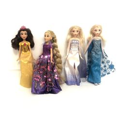 Lot Of 4 Disney dolls 