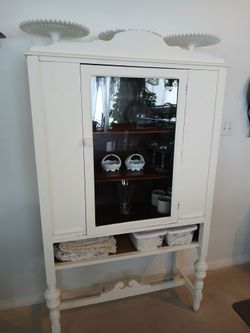 Vintage Dish Cabinet