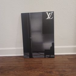 🖤 Canvas Wall Art – LV Black (18x26) – $40