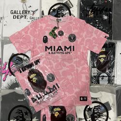 Bape x Miami Fc - Pink Camo Jersey