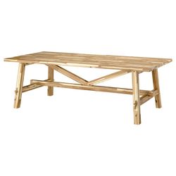 IKEA SKOGSTA Solid Acacia Wood Dining Table – $350