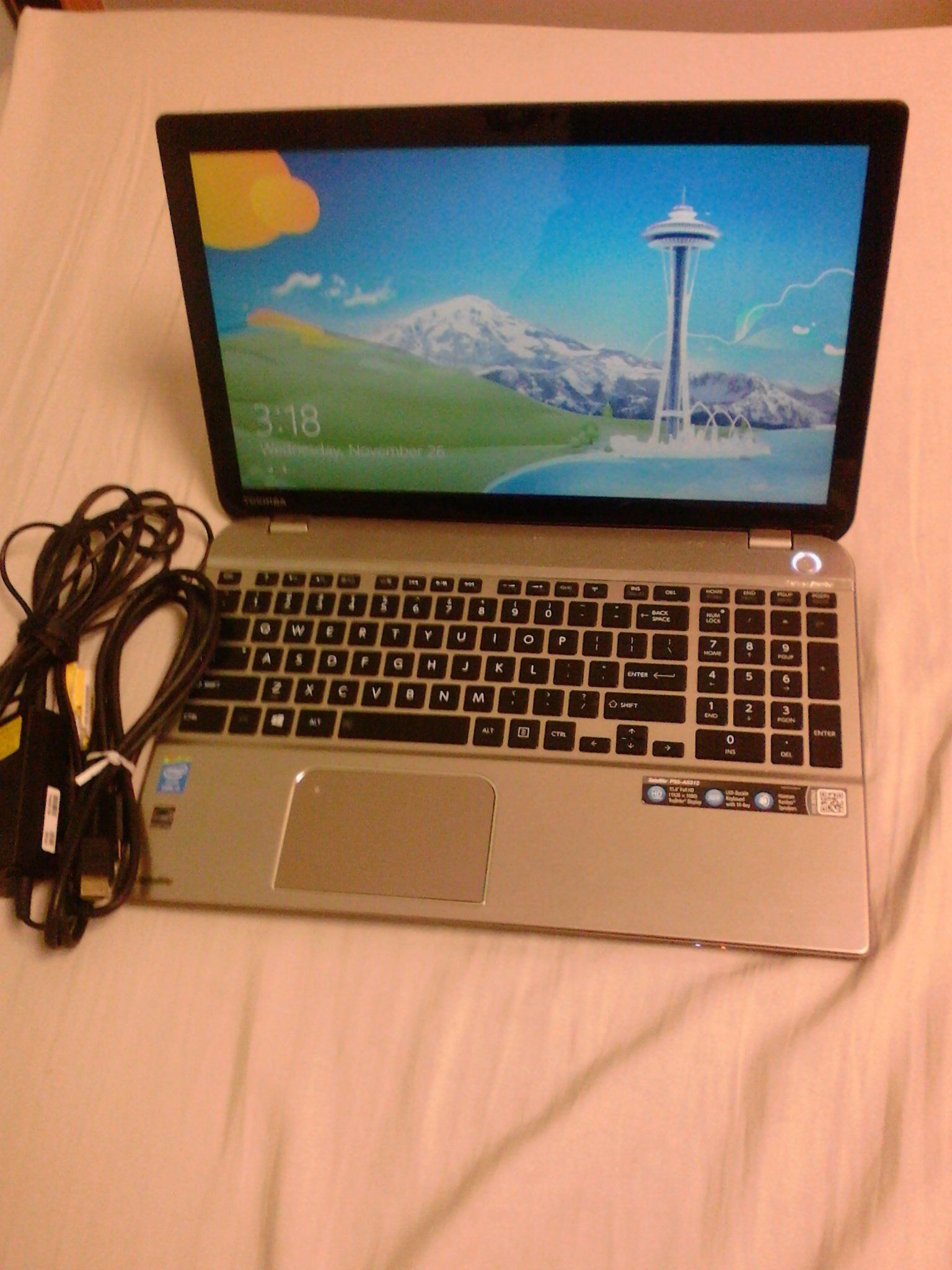 Toshiba Satellite 15.6” Intel Core i5 Laptop