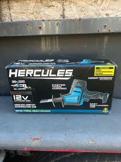 Hercules 12V Cordless Compact Reciprocating Saw