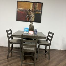 5pc Dining Table Counter Height 