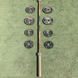 Golds Gym Olympic Weight Set & Barbell