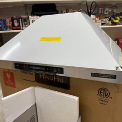 HisoHu IKPA02-30S — Range Hood 30" 780 CFM Wall Mount Kitchen Vent Hood