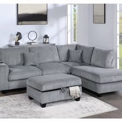 Sectional W/ottoman