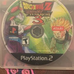 PS2 Dragonball Z BUDOKAI TENKAICHI 3
