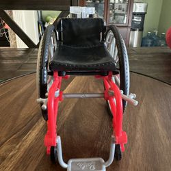 Barbie Red Wheelchair