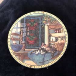 Decorative Cat Plate 