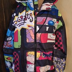 Nickelodeon Rugrats Members Only Y2k Jacket Windbreaker Medium New