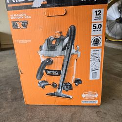 RIDGID - 12 Gal. 5.0 Peak HP NXT Shop Vac