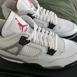 Jordan 4 White Cement