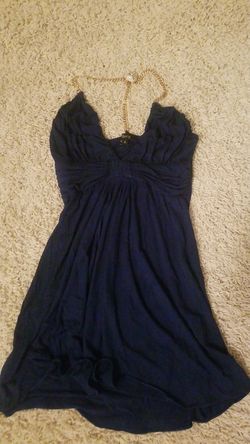 Small dress with gold chain used