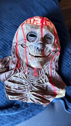 Halloween mask and cape