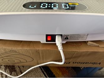 Like-New Vibration Plate Exercise Machine with Original Box & Remote