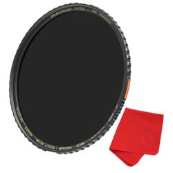 Breakthrough Photography 82mm X4 6-Stop Fixed ND Filter for Camera Lenses, Neutral Density Professional Photography Filter, MRC16, Schott B270 Glass, 