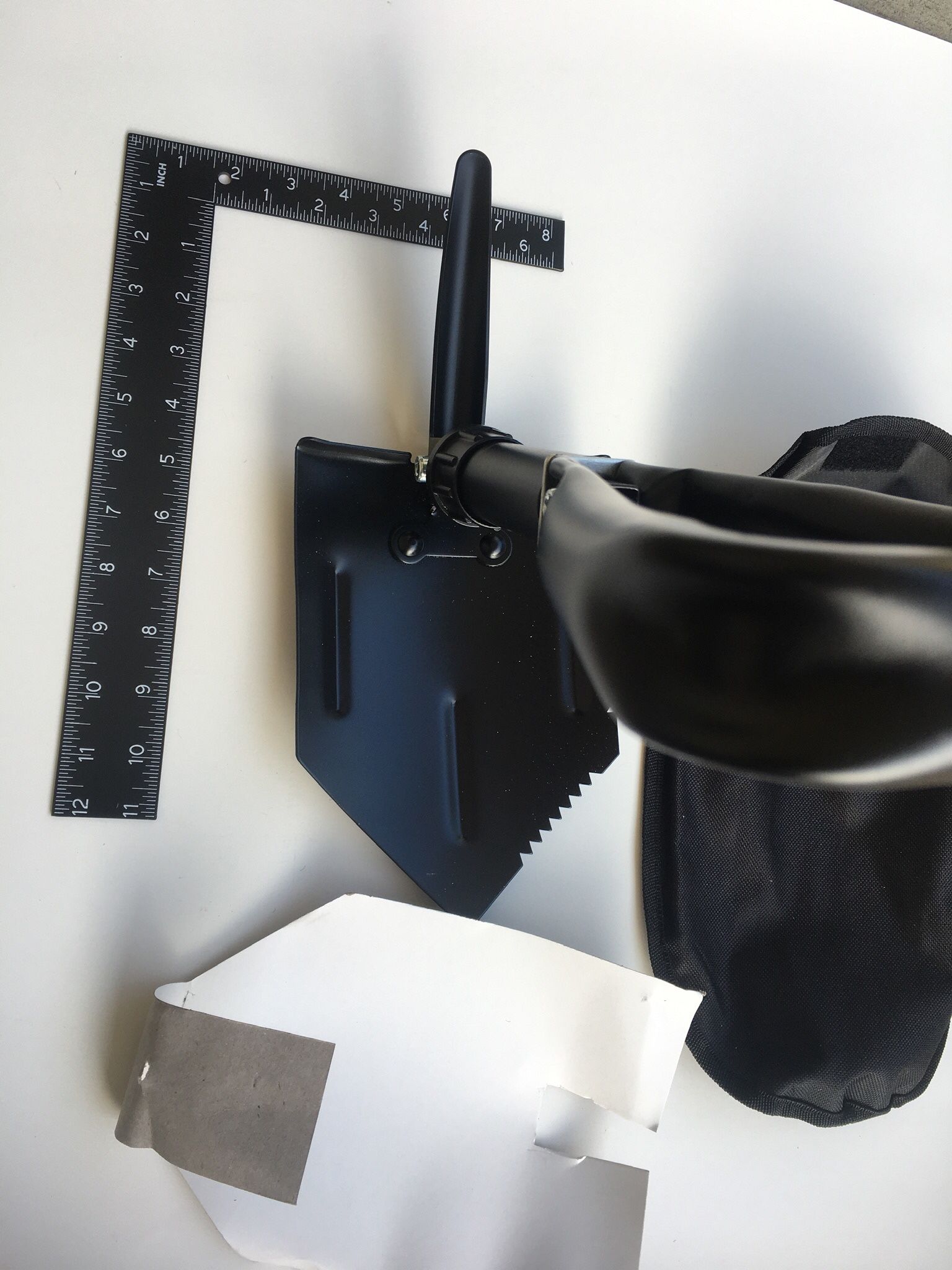 FOLDING SHOVEL WITH PICK. PRICE FIRM 