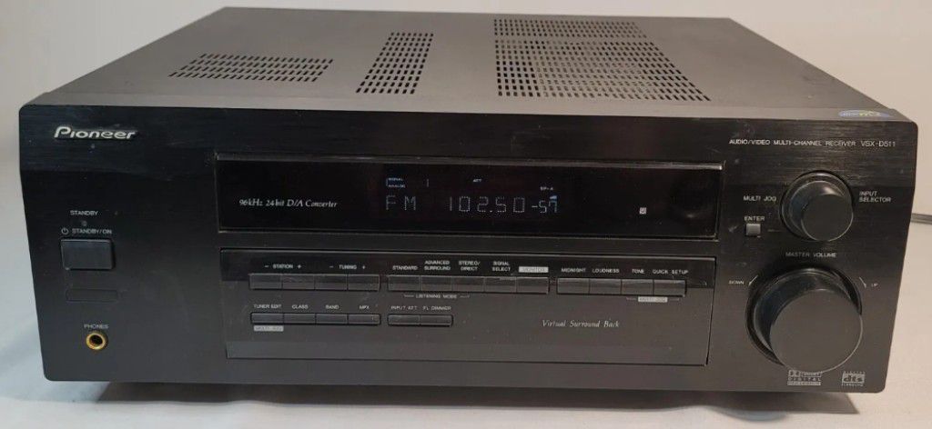Pioneer VSX D511 5.1 Channel 100 Watt Audio/Video Receiver with Remote