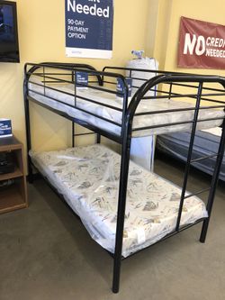 Bunk Bed with Mattresses