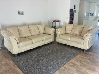 Couch and loveseat