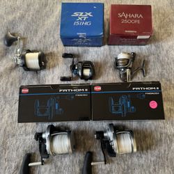 Shimano Penn Fathom Torium Sahara Fishing Reels
