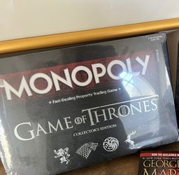 Game of Thrones Collector Monopoly + Westeros Puzzle + Book Bundle
