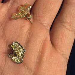 Nugget Ring And Earrings 