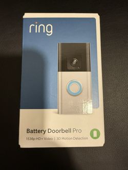 Ring Battery Doorbell Pro