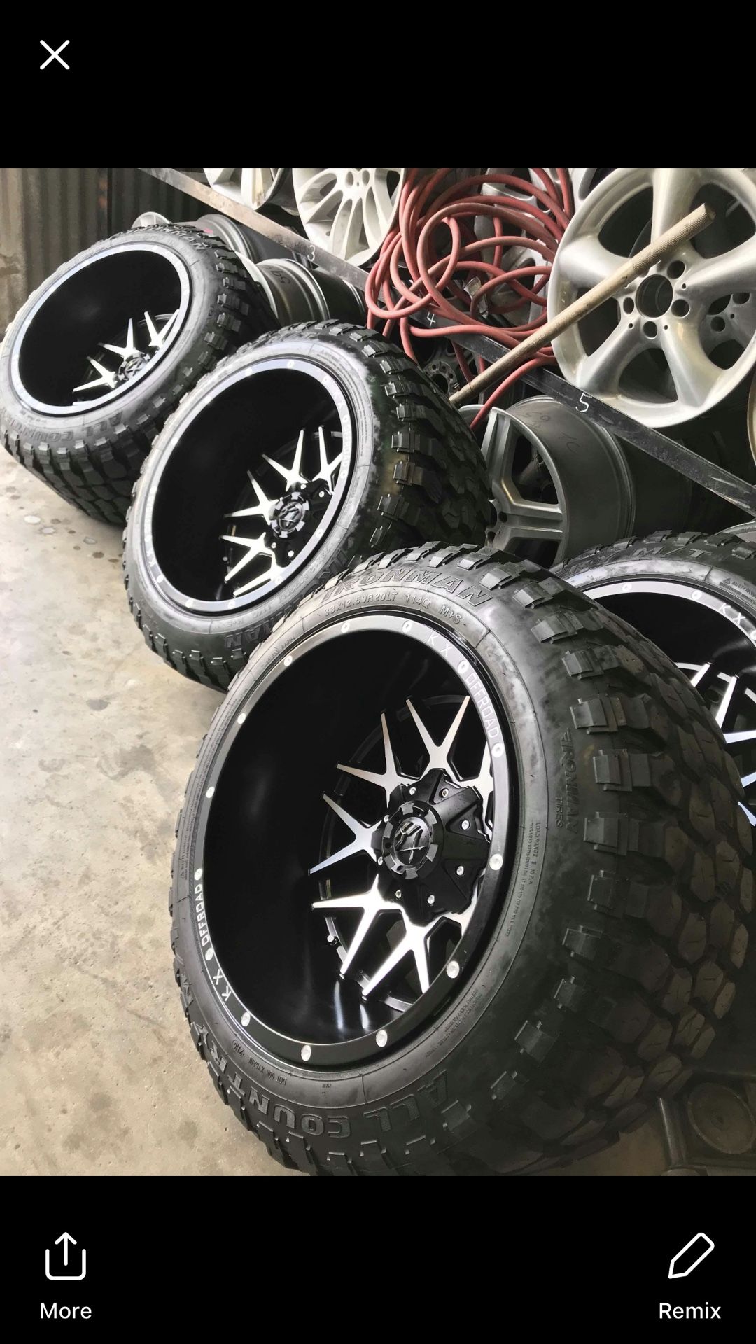 20x14 kx off-road wheels on 33s