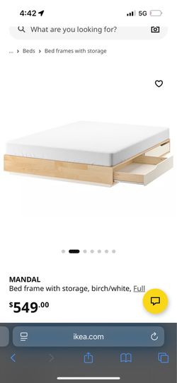 IKEA Full Size Pallet Bed Frame