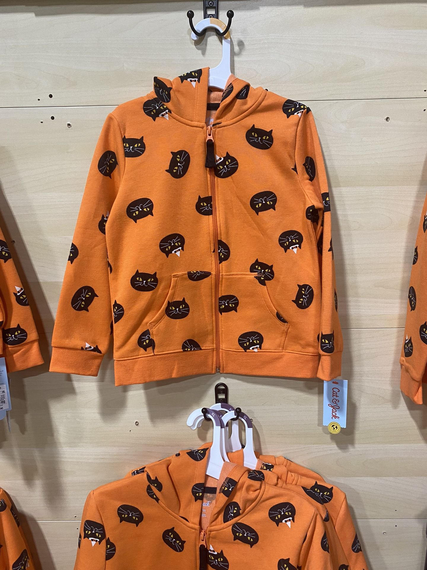 Orange & Black Kids Halloween Jackets from Target By Cat & Jack