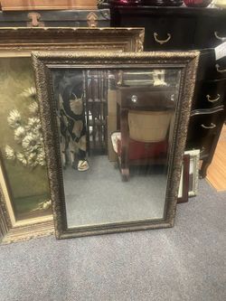 Vintage gold mirror