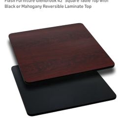 Brand New 42-in Square Laminate Table Top