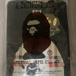 BAPE Mens Black T-shirt