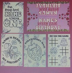 Berry First B-day Party Favor