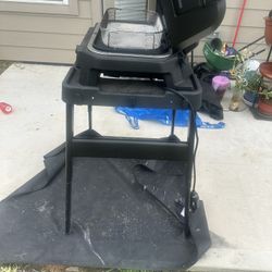 Electric Ninja Grill With Cover And Stand