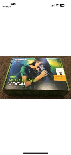 Shure wireless SM-58 microphone set