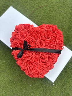 Medium Size Red Foam Heart 