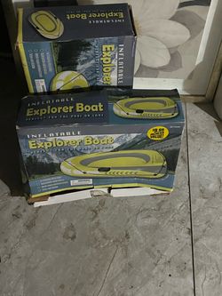 Inflatable Explorer Boat is a 2-person capacity