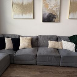 Gray Sectional Couch