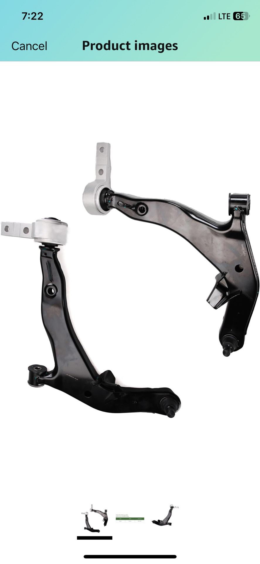 2PC Front Lower Control Arm And Ball Joint Assembly