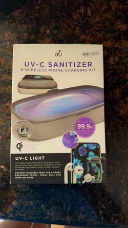 Uv-c Sanitizer & Wireless Phone Charger