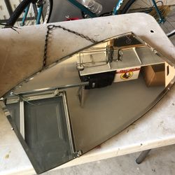 Antique Parlor Mirror Chain Hang