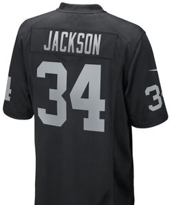 Bo Jackson Las Vegas Raiders Nike Game Retired Player Jersey - Black